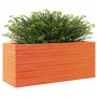 Jardinera de madera maciza de pino marrón cera 110x40x46 cm de , Maceteros y jardineras - Ref: Foro24-3282451, Precio: 170,32...