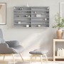 Engineered wood display case in Sonoma gray, 100x8.5x58 cm by , Shelves and shelves - Ref: Foro24-847945, Price: 55,28 €, Dis...