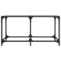 Black steel and glass coffee table, 78.5x40x40 cm by , Coffee table - Ref: Foro24-845975, Price: 52,91 €, Discount: %