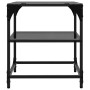 Center table with black steel and glass surface 40x40x45 cm by , Coffee table - Ref: Foro24-846004, Price: 44,92 €, Discount: %