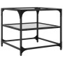 Mesa de centro superficie vidrio transparente acero 50x50x45 cm de , Mesas de centro - Ref: Foro24-846006, Precio: 49,26 €, D...