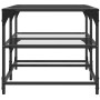 Mesa de centro superficie de vidrio acero 98,5x50x45 cm de , Mesas de centro - Ref: Foro24-846012, Precio: 81,99 €, Descuento: %