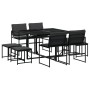 9-piece garden dining set with black textilene cushions by , Garden sets - Ref: Foro24-3295083, Price: 339,32 €, Discount: %