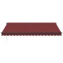 Automatic retractable burgundy awning 450x300 cm by , Awnings - Ref: Foro24-3310191, Price: 445,01 €, Discount: %