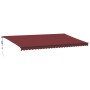 Automatic retractable burgundy awning 600x300 cm by , Awnings - Ref: Foro24-3310201, Price: 554,05 €, Discount: %