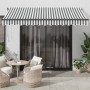 Automatic retractable awning with LED light in anthracite white 350x250 cm by , Awnings - Ref: Foro24-3310229, Price: 514,98 ...