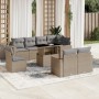 9-piece garden sofa set with beige synthetic rattan cushions by , Garden sets - Ref: Foro24-3267409, Price: 705,73 €, Discoun...