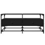 Mesa de centro superficie de vidrio acero negro 98,5x50x45 cm de , Mesas de centro - Ref: Foro24-846044, Precio: 113,99 €, De...