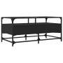 Mesa de centro superficie de vidrio acero negro 98,5x50x45 cm de , Mesas de centro - Ref: Foro24-846044, Precio: 113,99 €, De...