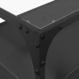 TV stand made of black glass and wood, dimensions 80x35x51 cm. by , TV Furniture - Ref: Foro24-846059, Price: 81,93 €, Discou...