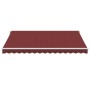 Automatic retractable burgundy awning 400x300 cm by , Awnings - Ref: Foro24-3215227, Price: 663,36 €, Discount: %