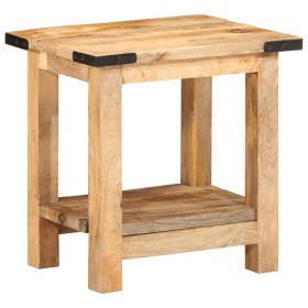 Solid rough mango wood side table 40x30x40 cm by , Side tables - Ref: Foro24-358501, Price: 62,22 €, Discount: %