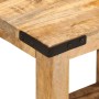 Mesa auxiliar madera maciza de mango rugosa 40x30x40 cm de , Mesas auxiliares - Ref: Foro24-358501, Precio: 62,18 €, Descuent...