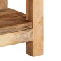 Mesa auxiliar madera maciza de mango rugosa 40x30x40 cm de , Mesas auxiliares - Ref: Foro24-358501, Precio: 62,18 €, Descuent...