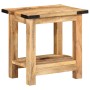 Mesa auxiliar madera maciza de mango rugosa 40x30x40 cm de , Mesas auxiliares - Ref: Foro24-358501, Precio: 62,18 €, Descuent...