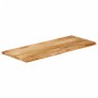 Solid mango wood natural edge table top 140x60x2.5 cm by , Table tops - Ref: Foro24-370457, Price: 119,69 €, Discount: %