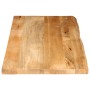 Solid mango wood natural edge table top 140x60x2.5 cm by , Table tops - Ref: Foro24-370457, Price: 119,69 €, Discount: %