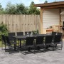 13-teiliges Gartensitzgruppen-Set aus schwarzem Textilene von , Gartensets - Ref: Foro24-3295125, Preis: 571,79 €, Rabatt: %