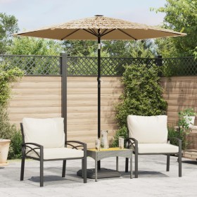 Garden umbrella with brown steel pole 223x223x213 cm by , Umbrellas - Ref: Foro24-4005097, Price: 79,16 €, Discount: %