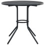 Round anthracite grey steel patio table Ø80x72.5 cm by , Garden tables - Ref: Foro24-4009263, Price: 99,53 €, Discount: %