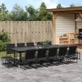 Gartensitzgruppe, 15-teilig, in Schwarz aus Textilene von , Gartensets - Ref: Foro24-3295131, Preis: 740,99 €, Rabatt: %