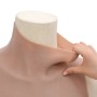 Silicone breast, cup size D, dark brown. by , Bust enhancers - Ref: Foro24-4012219, Price: 72,84 €, Discount: %