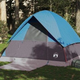 Blue waterproof 4-person igloo tent by , tents - Ref: Foro24-94700, Price: 79,99 €, Discount: %