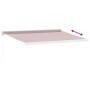 Burgundy retractable manual awning 400x300 cm by , Awnings - Ref: Foro24-3215315, Price: 902,79 €, Discount: %