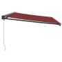 Toldo retráctil manual burdeos 500x300 cm de , Toldos - Ref: Foro24-3215322, Precio: 626,19 €, Descuento: %