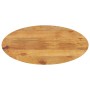 Solid mango wood oval table top 100x40x2.5 cm by , Table tops - Ref: Foro24-370860, Price: 54,81 €, Discount: %