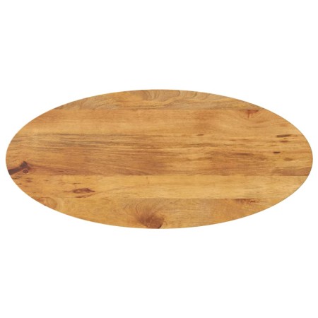 Solid mango wood oval table top 100x40x2.5 cm by , Table tops - Ref: Foro24-370860, Price: 54,81 €, Discount: %