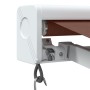 Manual retractable brown awning 400x300 cm by , Awnings - Ref: Foro24-3215720, Price: 922,02 €, Discount: %