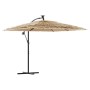 Garden umbrella with brown steel pole 246x246x230 cm by , Umbrellas - Ref: Foro24-4005074, Price: 153,59 €, Discount: %