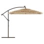 Garden umbrella with brown steel pole 246x246x230 cm by , Umbrellas - Ref: Foro24-4005074, Price: 153,59 €, Discount: %