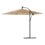 Garden umbrella with brown steel pole 246x246x230 cm by , Umbrellas - Ref: Foro24-4005074, Price: 153,59 €, Discount: %