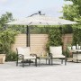 Garden umbrella with white steel pole 269x269x235 cm by , Umbrellas - Ref: Foro24-4005081, Price: 128,39 €, Discount: %