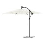 Garden umbrella with white steel pole 269x269x235 cm by , Umbrellas - Ref: Foro24-4005081, Price: 128,39 €, Discount: %