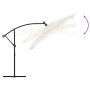 Garden umbrella with white steel pole 269x269x235 cm by , Umbrellas - Ref: Foro24-4005081, Price: 128,39 €, Discount: %