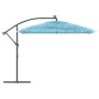 Garden umbrella with blue steel pole 290x290x238 cm by , Umbrellas - Ref: Foro24-4005083, Price: 132,63 €, Discount: %