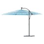 Garden umbrella with blue steel pole 290x290x238 cm by , Umbrellas - Ref: Foro24-4005083, Price: 132,63 €, Discount: %