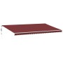 Automatic retractable burgundy awning 600x300 cm by , Awnings - Ref: Foro24-3310198, Price: 496,99 €, Discount: %