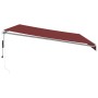 Toldo retráctil automático burdeos 500x300 cm de , Toldos - Ref: Foro24-3310193, Precio: 465,93 €, Descuento: %