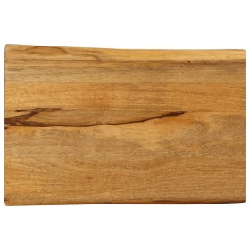 Solid mango wood natural edge table top 70x40x2.5 cm by , Table tops - Ref: Foro24-370753, Price: 49,78 €, Discount: %