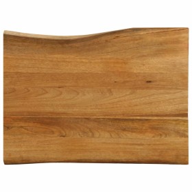 Solid mango wood natural edge table top 80x60x2.5 cm by , Table tops - Ref: Foro24-370764, Price: 65,38 €, Discount: %