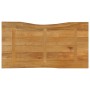 Solid mango wood natural edge table top 100x60x2.5 cm by , Table tops - Ref: Foro24-370766, Price: 86,37 €, Discount: %