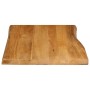 Solid mango wood natural edge table top 70x60x3.8 cm by , Table tops - Ref: Foro24-370787, Price: 76,34 €, Discount: %