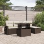 Set aus 6-teiligen Gartensofas und Kissen aus braunem Kunst-Rattan. von , Gartensets - Ref: Foro24-3274973, Preis: 437,61 €, ...