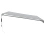 Retractable automatic awning in anthracite gray and white, 450x300 cm. by , Awnings - Ref: Foro24-3310234, Price: 365,57 €, D...