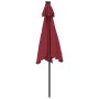 Garden umbrella with burgundy steel pole 225x225x212 cm by , Umbrellas - Ref: Foro24-4005062, Price: 54,93 €, Discount: %