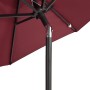 Garden umbrella with burgundy steel pole 225x225x212 cm by , Umbrellas - Ref: Foro24-4005062, Price: 54,93 €, Discount: %